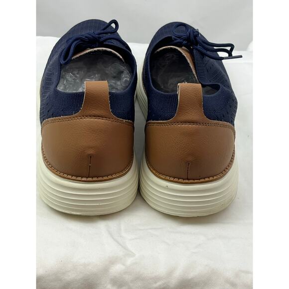 Vilocy Mens 45 (US 10.5) Blue Fashion Dress Casual Oxford Sneaker Business V2201 main image 4